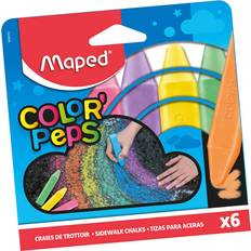 Maped Color'Peps Sidewalk Chalks 6 Pack