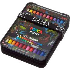 Water Based Crayons Uni Posca Pastel 24-pack