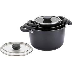 Prestige Kitchen Hacks Cookware Set with lid 3 Parts