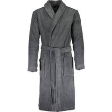 Grey - Men Sleepwear Tommy Hilfiger Cotton Towelling Bathrobe - Magnet