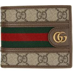 Gucci Note Compartments Wallets Gucci Ophidia GG Wallet - Beige/Ebony