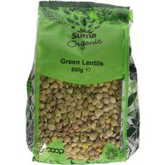 Sugar Free Beans & Lentils Suma Green Lentils 6x500g 500g 6pack