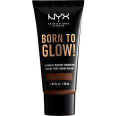 NYX Born To Glow Naturally Radiant Foundation Deep Walnut