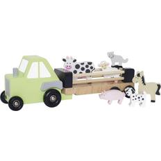Jabadabado Toy Cars Jabadabado Tractor with Animals W7151