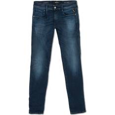 Replay Men - W32 Clothing Replay Anbass Hyperflex Re-Used Jeans - Dark Blue