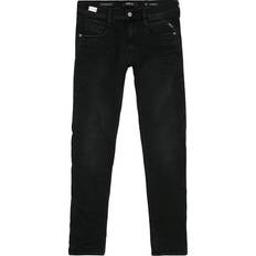 Replay Men - W32 Jeans Replay Slim Fit Anbass Hyperflex Clouds Jeans - Black