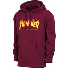 Thrasher Magazine Flame Logo Hoodie - Maroon