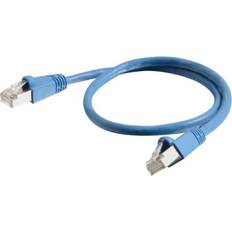C2G S/FTP Cat6a RJ45 Booted 1m