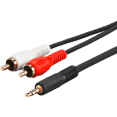 MicroConnect 3.5mm-2RCA 15m