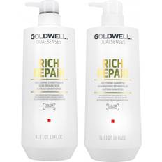 Straightening Gift Boxes & Sets Goldwell Dualsenses Rich Repair Restoring Duo 2x1000ml