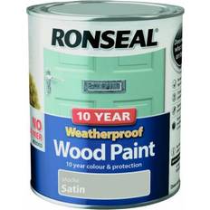 Ronseal 10 Year Weatherproof Wood Paint Mocha 0.75L