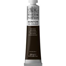 Black Oil Paint Winsor & Newton Winton Oil Colour Ivory Black 200ml