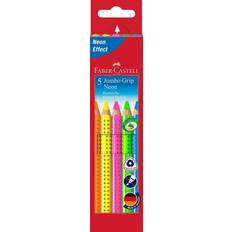 Faber-Castell Jumbo Grip Neon Colour Pencil 5pcs