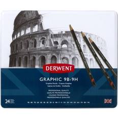 Derwent Graphic 9B - 9H 24 Tin