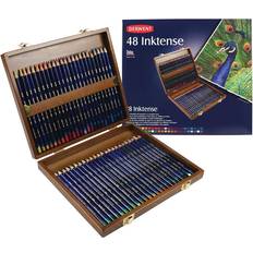 Aquarelle Pencils Derwent Inktense Pencils Wooden Box of 48