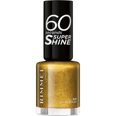 Rimmel 60 Seconds Super Shine Nail Polish Oh My Gold 8ml