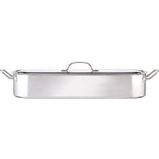 Silver Shallow Casseroles KitchenCraft - with lid