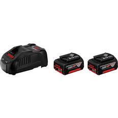 Bosch Chargers Batteries & Chargers Bosch 2 GBA 18V 5.0 Ah + GAL 1880 CV Professional