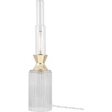 Globen Lighting Ester Clea/Brass Table Lamp 42cm