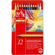 Water Based Aquarelle Pencils Caran d’Ache Supracolor Soft Aquarelle 12-pack