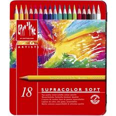 Water Based Aquarelle Pencils Caran d’Ache Supracolor Soft Aquarelle 18-pack