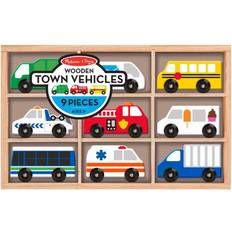 Melissa & Doug Wooden Town Vehicles Set