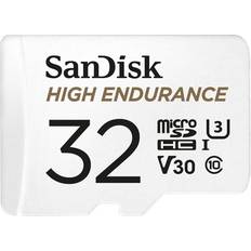 SanDisk Memory Cards SanDisk High Endurance microSDHC Class 10 UHS-I U3 V30 100/40MB/s 32GB +Adapter