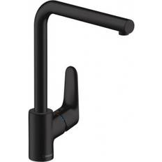 Wall Mounted Kitchen Taps Hansgrohe Focus M41 (31817670) Black