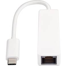 V7 USB C-RJ45 M-F 0.1m