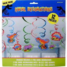 Amscan Swirl Prehistoric Party 12-pack