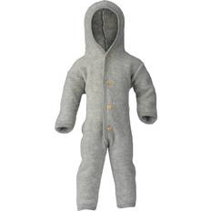 ENGEL Natur Hooded Fleece Overall - Light Grey Mélange (575722-091)