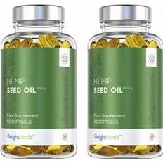 WeightWorld Hemp Seed Oil Softgels 180 pcs