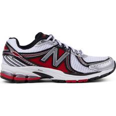 New Balance 860 M - White with Team Red