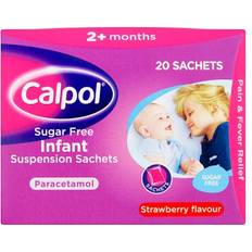 Calpol sugar free Calpol Sugar Free Infant Suspension Strawberry 120mg 5ml 20pcs Sachets