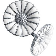 Georg Jensen Daisy Earrings - Silver/White