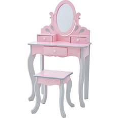 Storage Option Table Teamson Kids Little Princess Rapunzel Toy Vanity Set