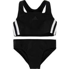 Adidas Girl's 3-Stripes Bikini - Black/White (DQ3318)