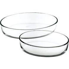 Borcam Oval Oven Dish 2pcs