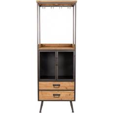 Doors Liquor Cabinets Homii Damian Liquor Cabinet 60x171cm