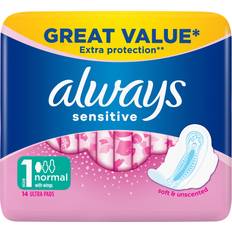 Softening Menstrual Pads Always Sensitive Normal Ultra 14-pack