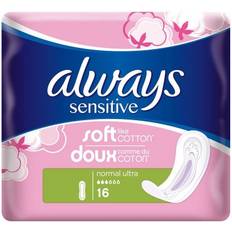 Best Menstrual Protection Always Sensitive Normal Ultra 16-pack