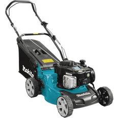 Makita With Collection Box - With Mulching Petrol Powered Mowers Makita PLM4120N Petrol Powered Mower