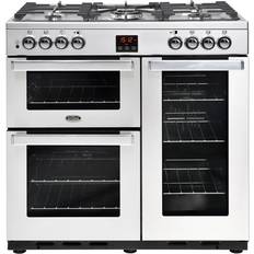 Belling 90cm Cookers Belling Cookcentre 90DFT Stainless Steel