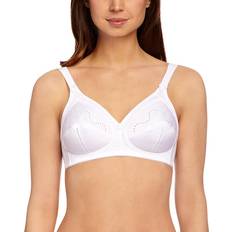 Non-Padded Underwear Triumph Doreen Cotton Non Wired Bra - White