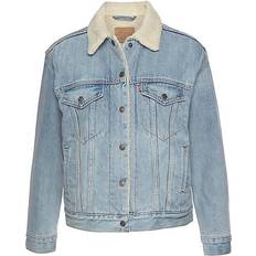 Levi's Ex-Boyfriend Sherpa Trucker Jacket - Strangerways/Blue