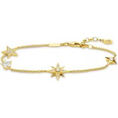 Thomas Sabo Stars Bracelet - Gold/White