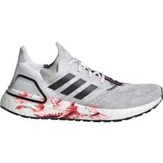 adidas UltraBOOST 20 - Crystal White/Core Black/Solar Red