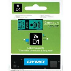 Dymo Label Cassette D1 Black on Green