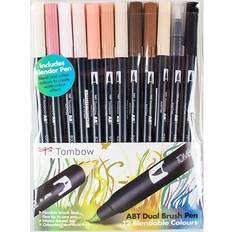 Tombow ABT Dual Brush Pens Skin Tones 12-pack