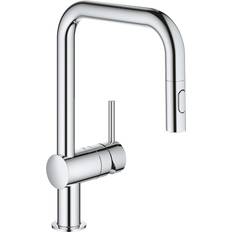 Grohe Pull Out Spout Kitchen Taps Grohe Minta (32322002) Chrome